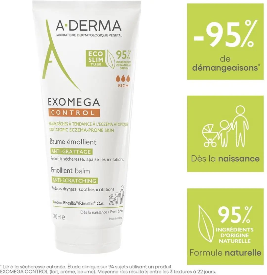 A-derma Exomega Control Balsem Emolier 200ml