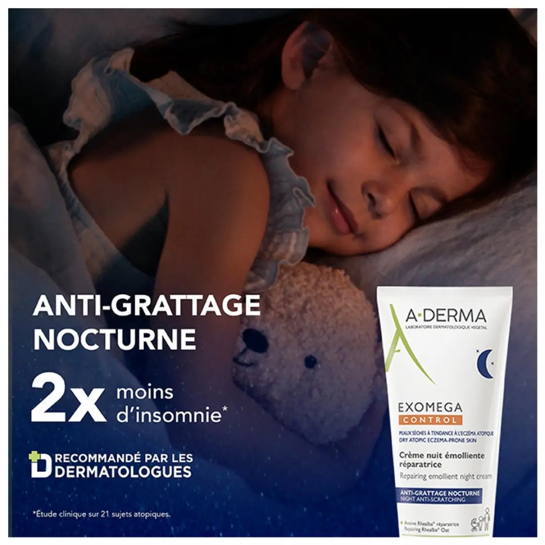 A-Derma Exomega Control Nachtcrème Reparerend 200ml