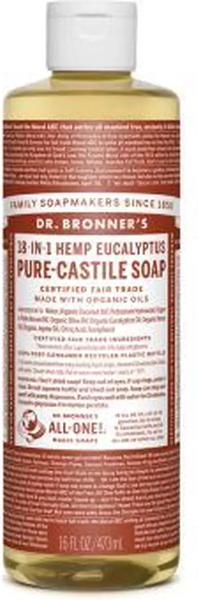 Dr. Bronner's Vloeibare Zeep Eucalyptus 475ml