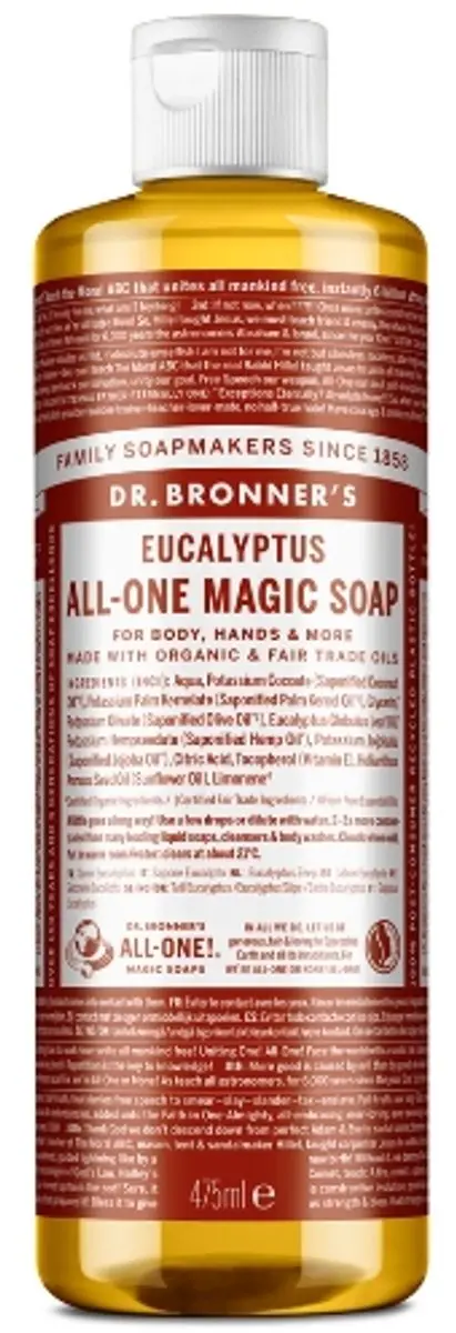 Dr. Bronner's Vloeibare Zeep Eucalyptus 475ml