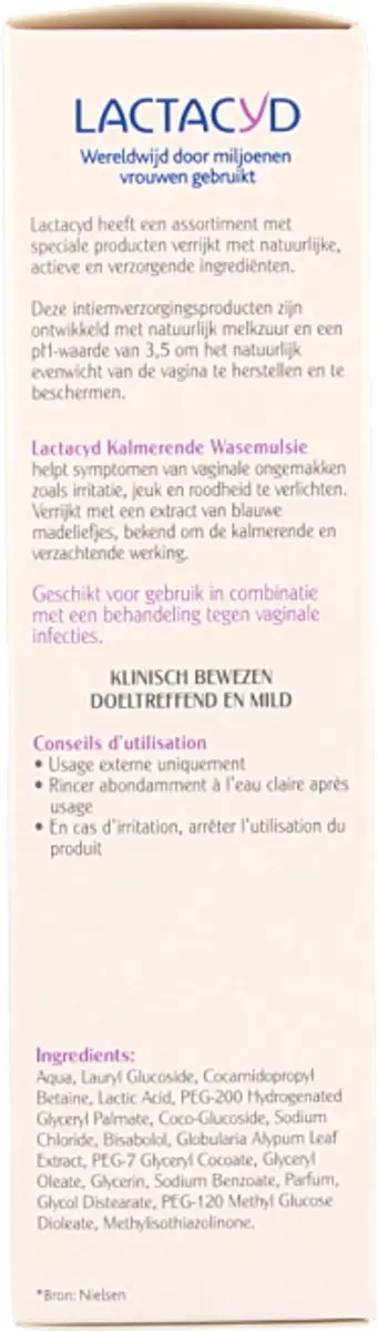 Lactacyd Kalmerende Wasemulsie 250ml