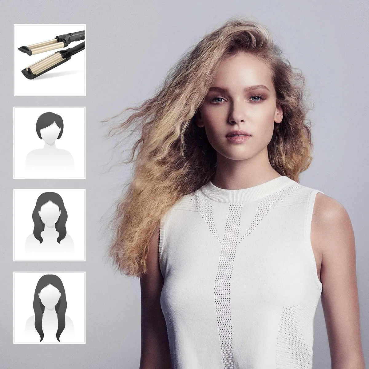 Babyliss Easy Waves C260E Krultang - 3 Temperaturen - Zwart - afbeelding 6 van 6