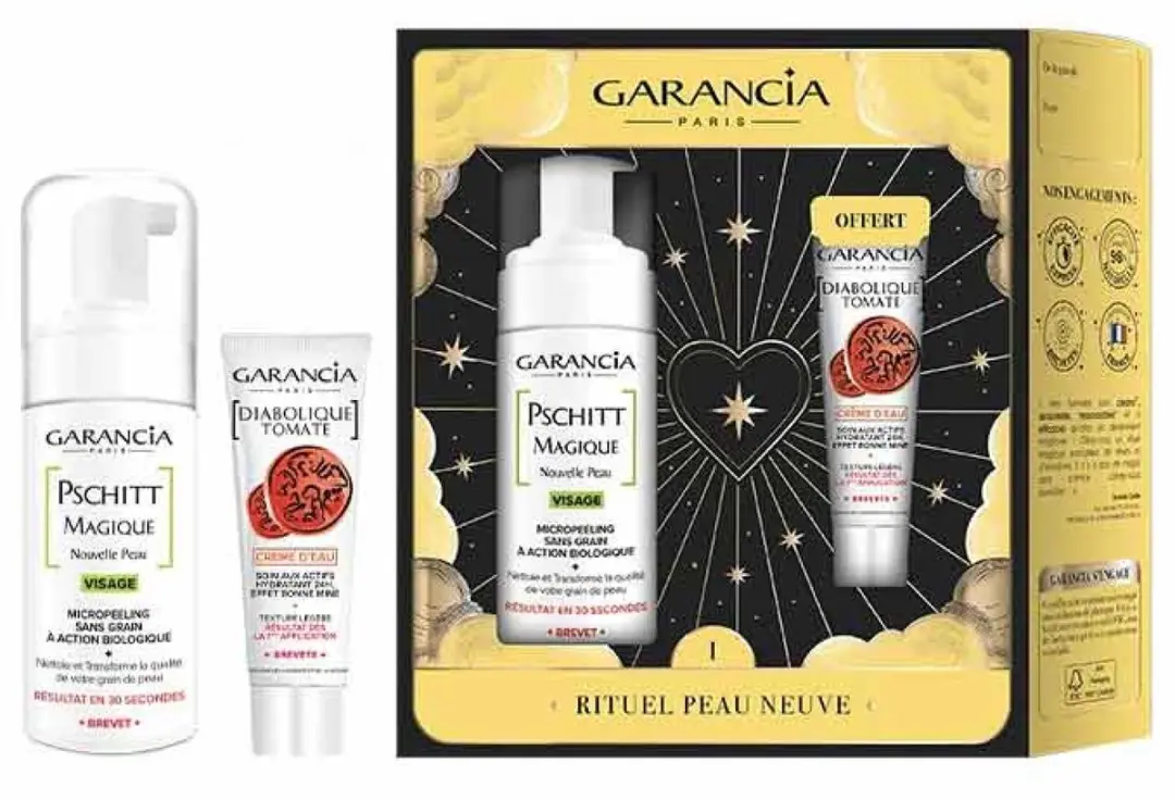 Garancia Rituel Pschitt Magique Nouvelle Peau 120ml + Diabolique Tomate Crème d