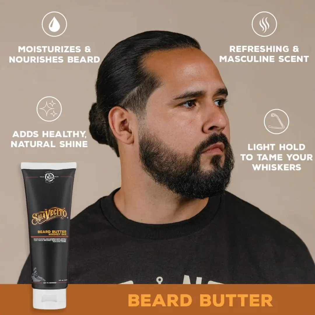 Suavecito Beard Butter Whisky Bar 118ml - afbeelding 6 van 6