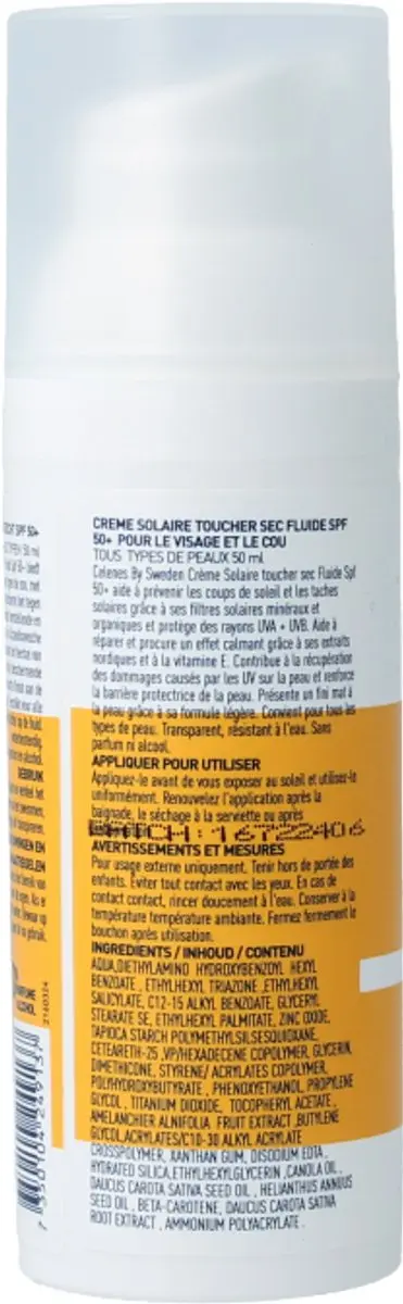 Celenes by Sweden Organic Dry Touch Zonnebrand SPF50+ 50ml