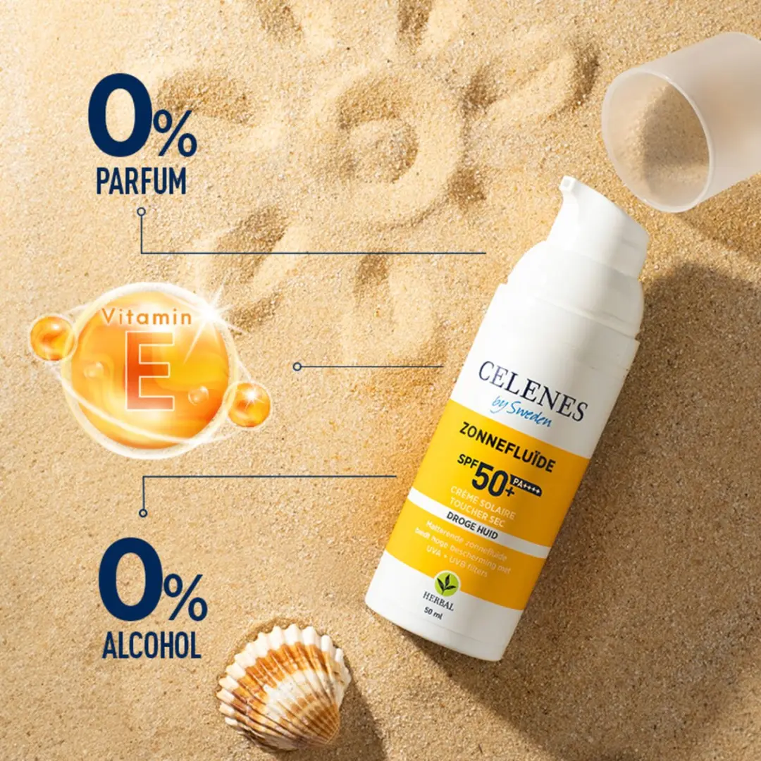 Celenes by Sweden Organic Dry Touch Zonnebrand SPF50+ 50ml