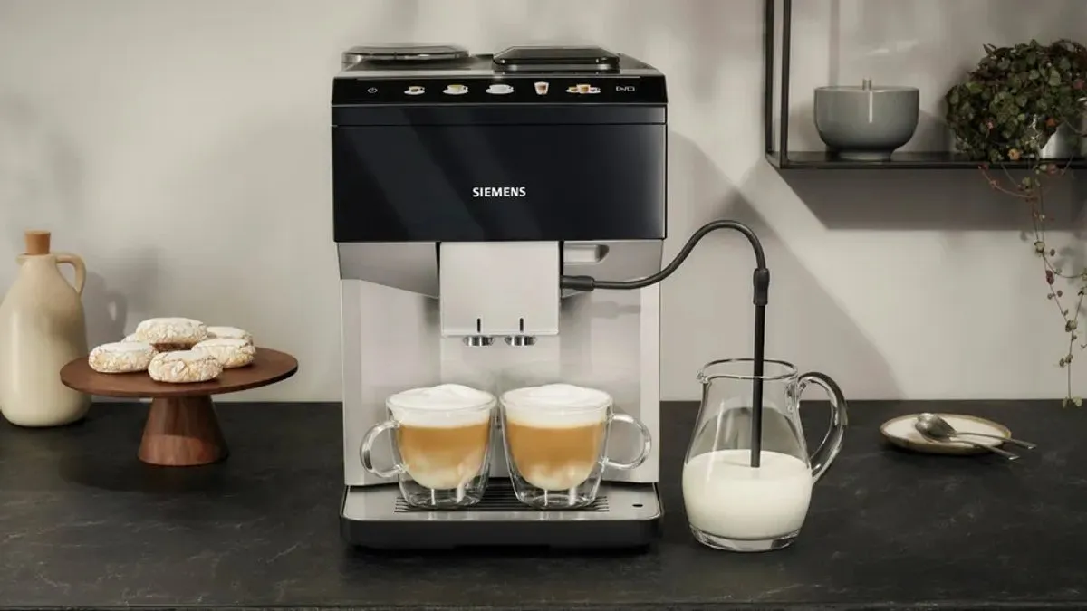 Siemens TP515R01 Volledig Automatische Espressomachine - 1,9L - Zwart/Zilver