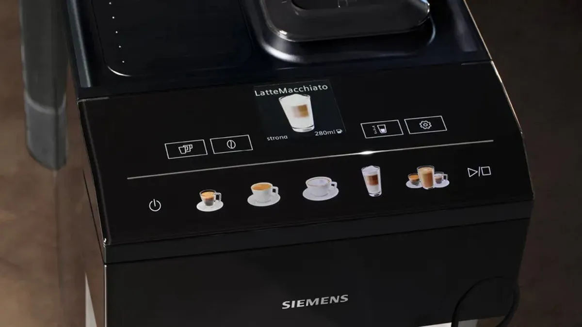 Siemens TP515R01 Volledig Automatische Espressomachine - 1,9L - Zwart/Zilver