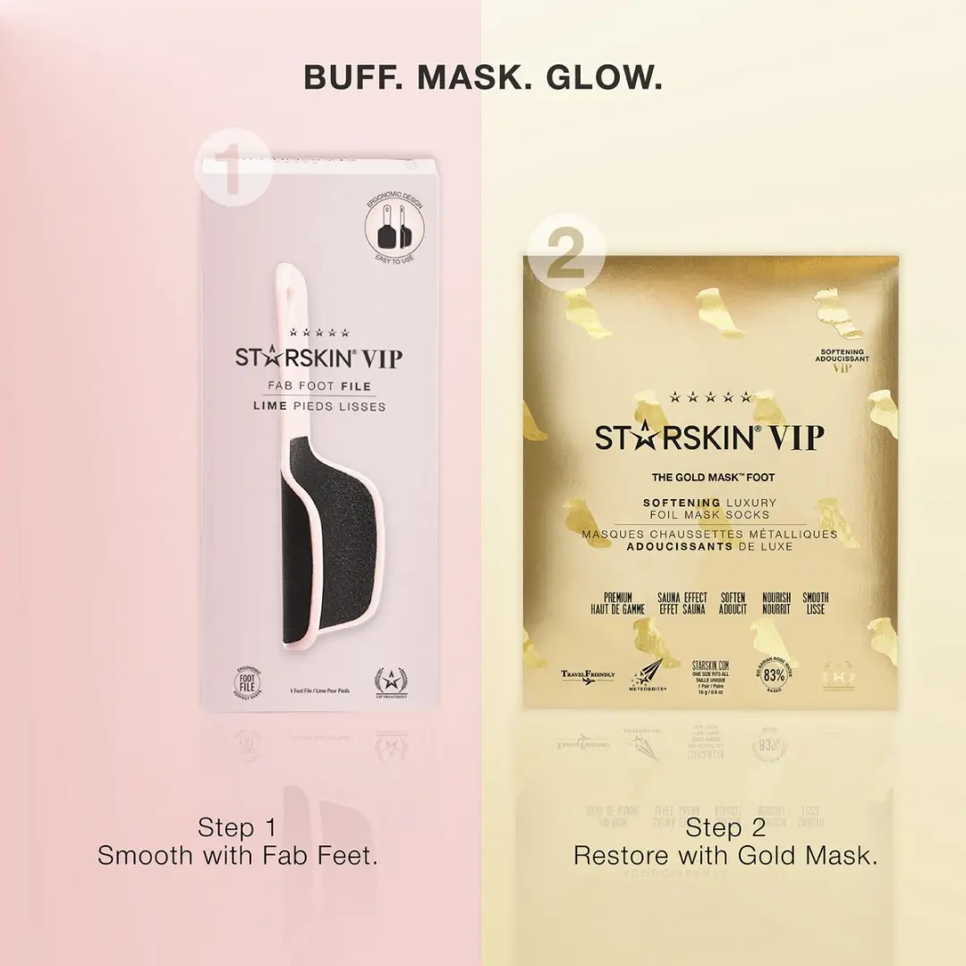 Starskin Fab Voetvijl Eeltverwijderaar - Roze/Zwart