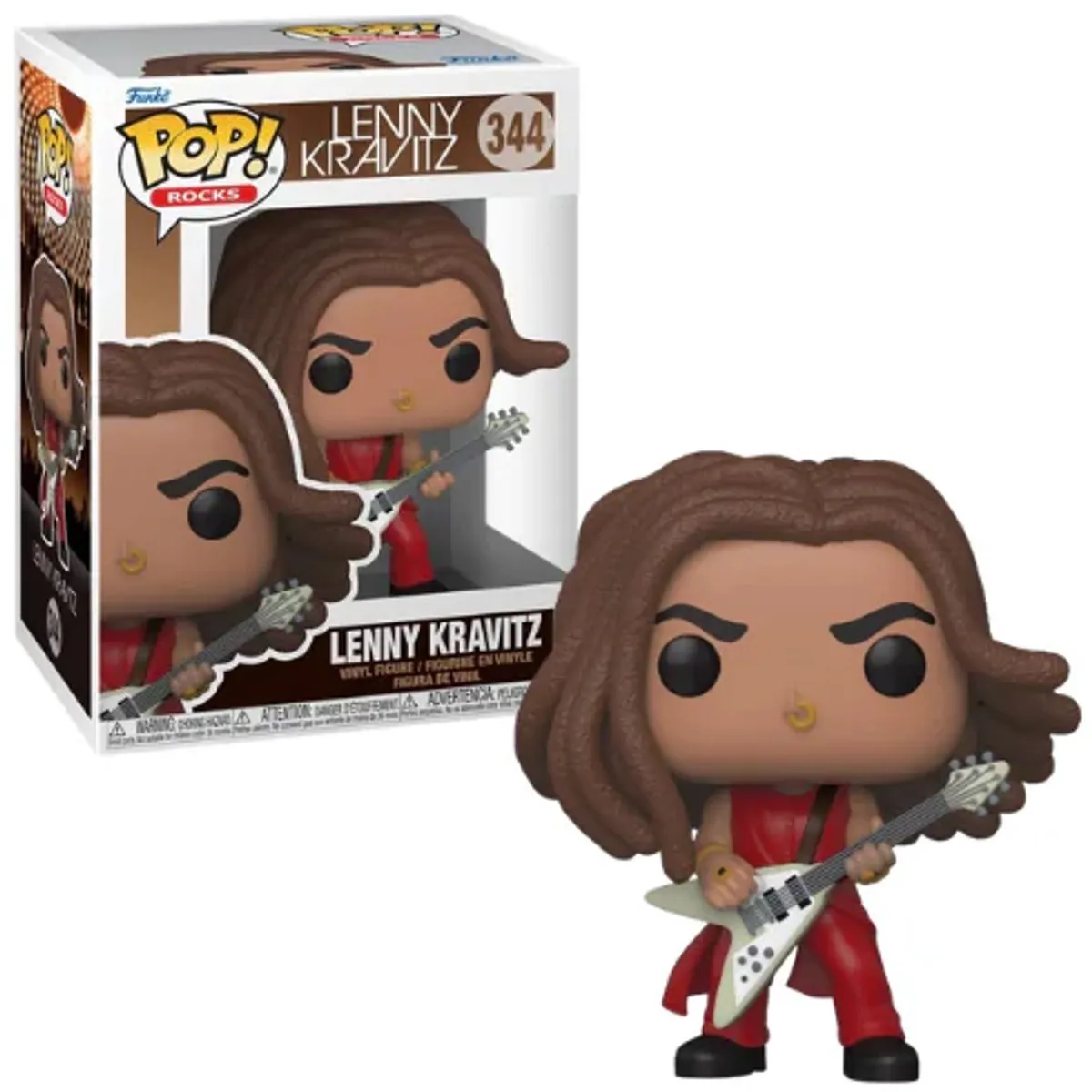Funko Pop #344 Lenny Kravitz Pop Rocks - Multicolor