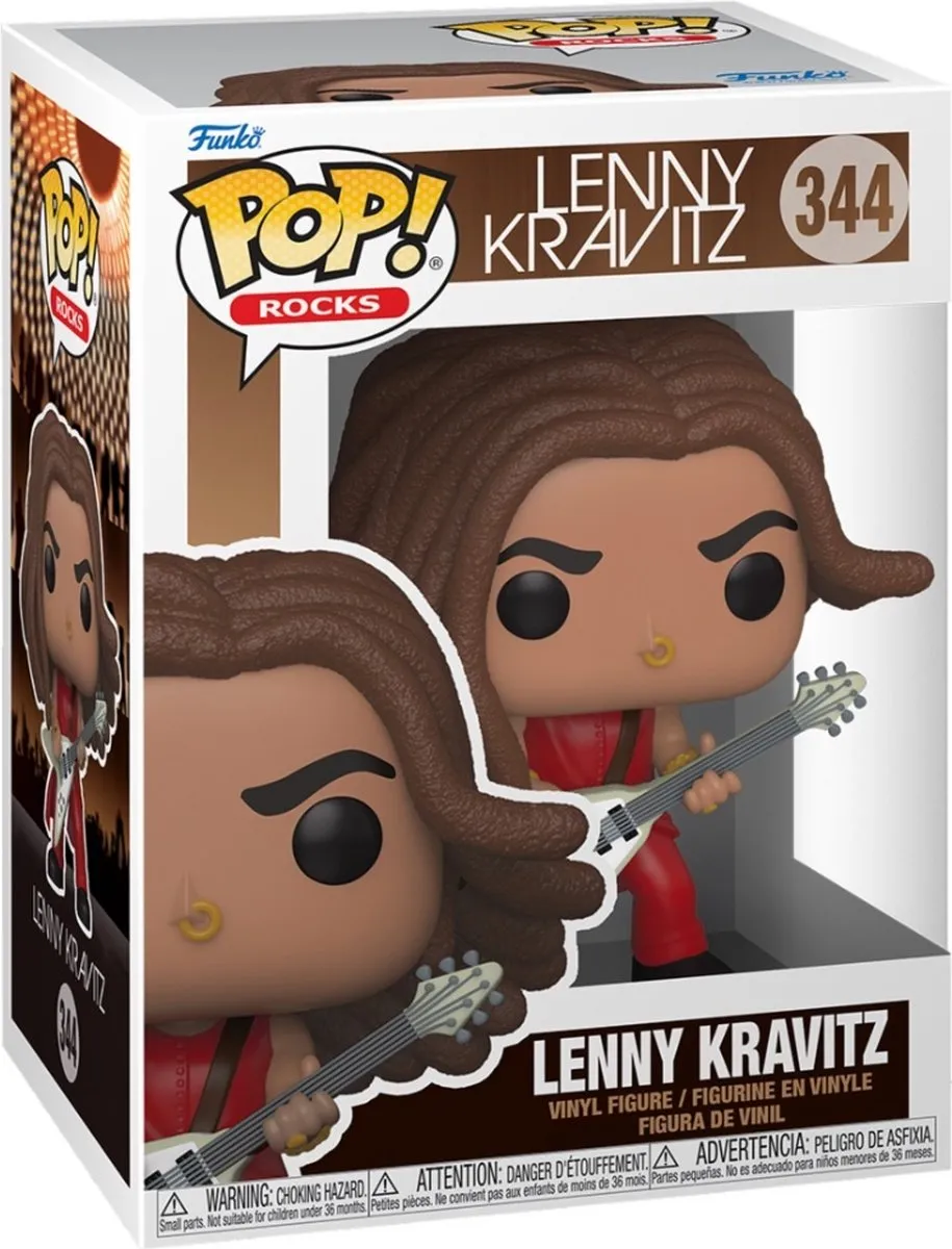Funko Pop #344 Lenny Kravitz Pop Rocks - Multicolor