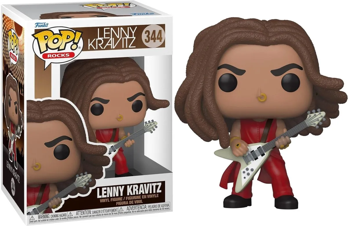Funko Pop #344 Lenny Kravitz Pop Rocks - Multicolor