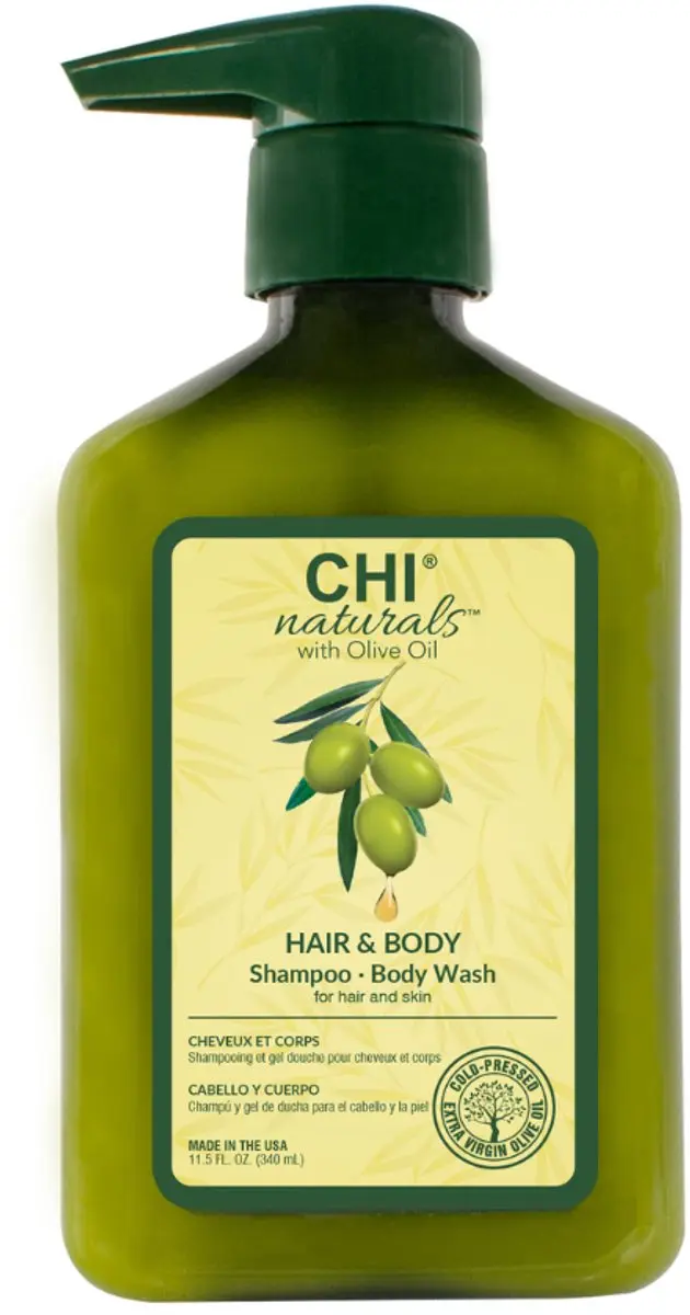 Chi Natural Life Olive Organics Haar & Lichaamszeep 340ml