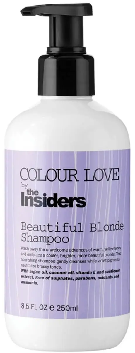 The Insiders Colour Love Blond Shampoo 250ml