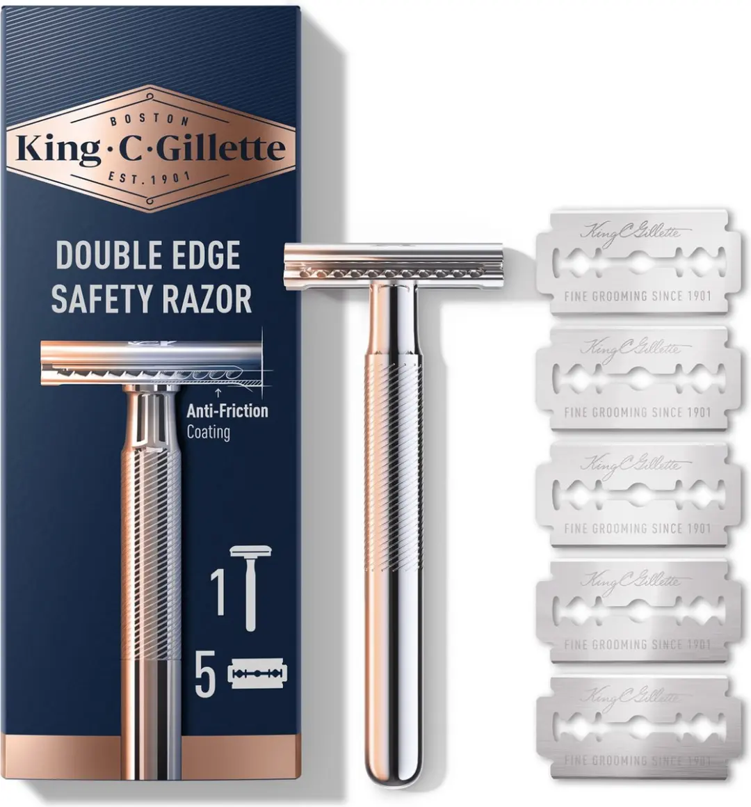 King C. Gillette Double Edge Scheermes