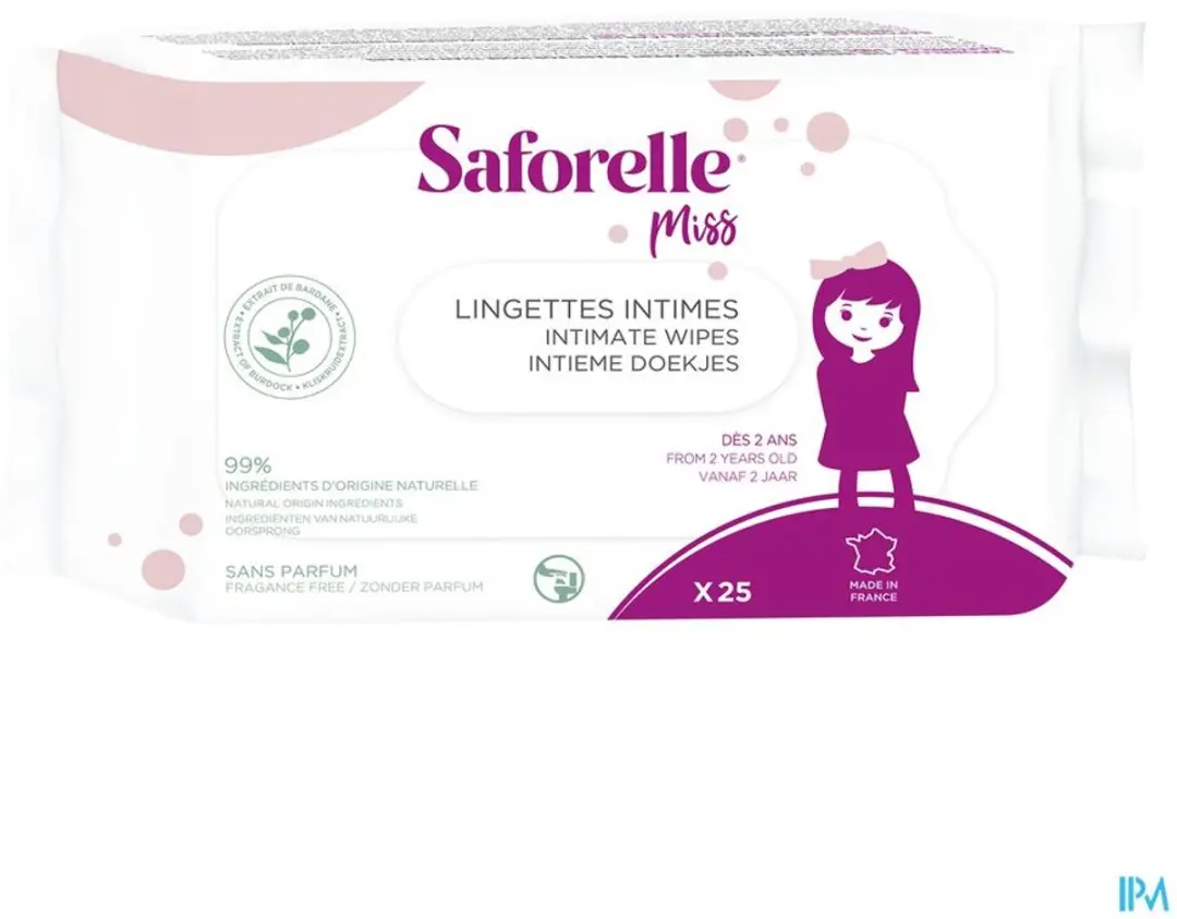 Saforelle Miss Doekjes Composteerbaar 25 - 25ml