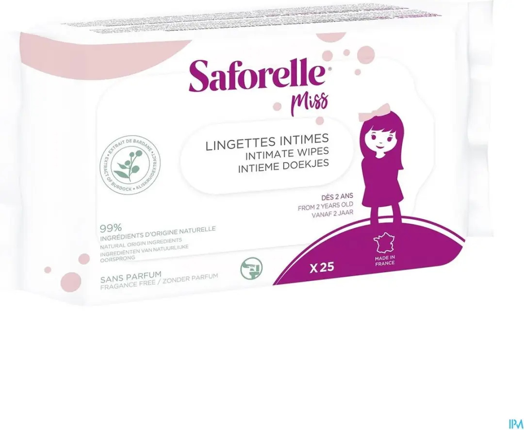 Saforelle Miss Doekjes Composteerbaar 25 - 25ml
