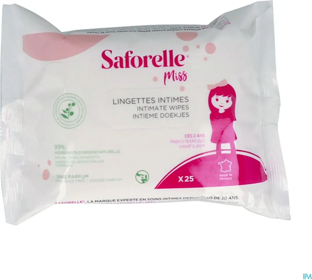 Saforelle Miss Doekjes Composteerbaar 25 - 25ml