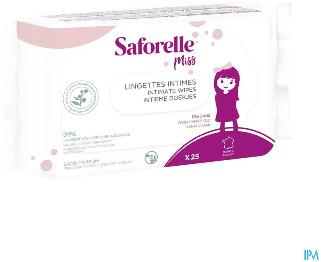 Saforelle Miss Doekjes Composteerbaar 25 - 25ml