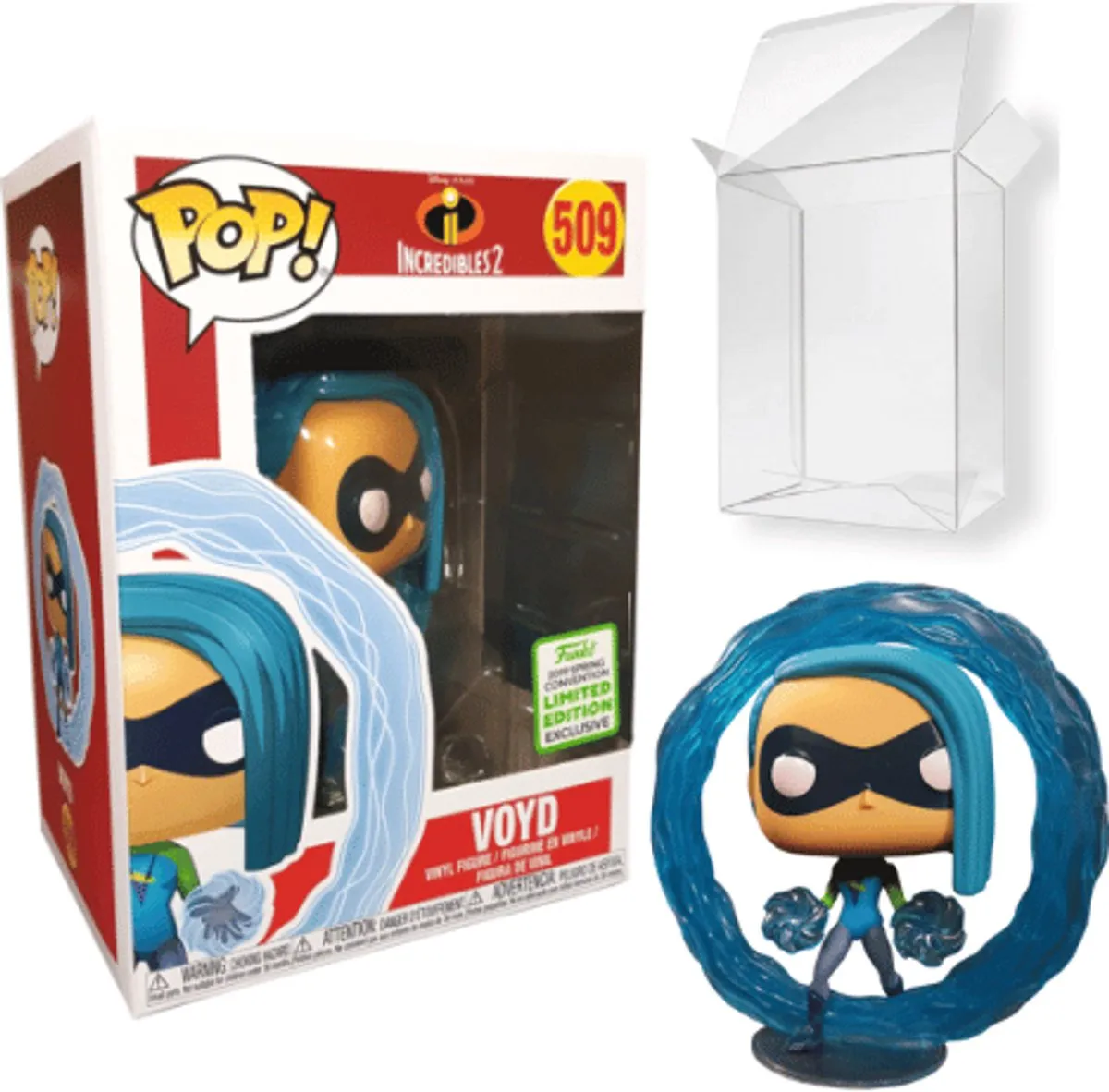 Funko Pop! Incredibles 2 Voyd #509 Exclusief - afbeelding 6 van 6