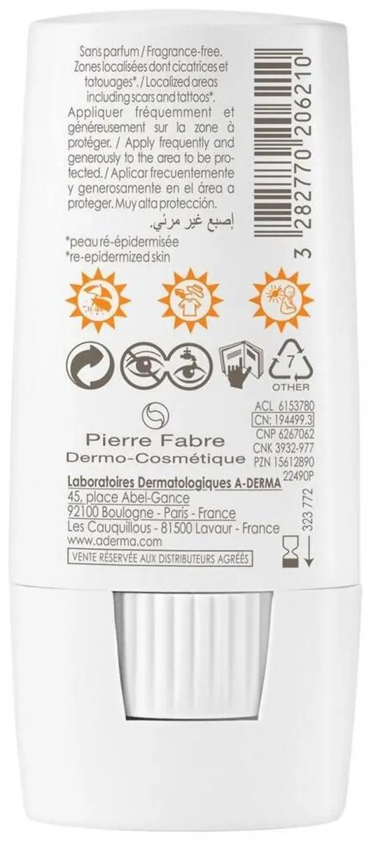 A-Derma Protect X-Trem Stick SPF 50 - 8ml