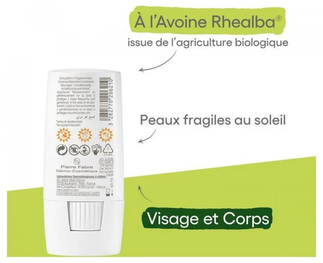 A-Derma Protect X-Trem Stick SPF 50 - 8ml