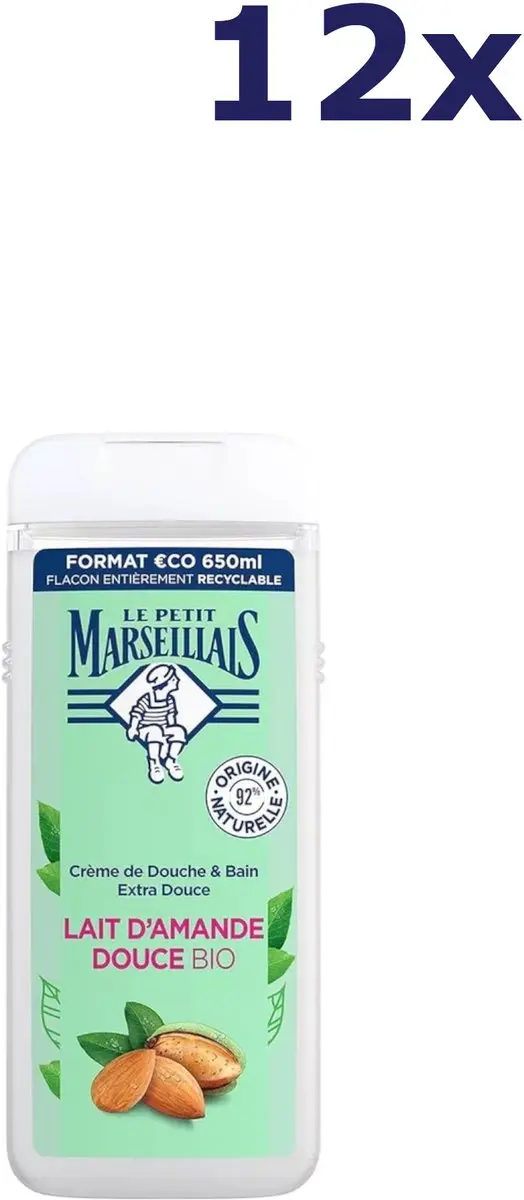 Le Petit Marseillais Douchecrème Zoete Amandel 2000ml