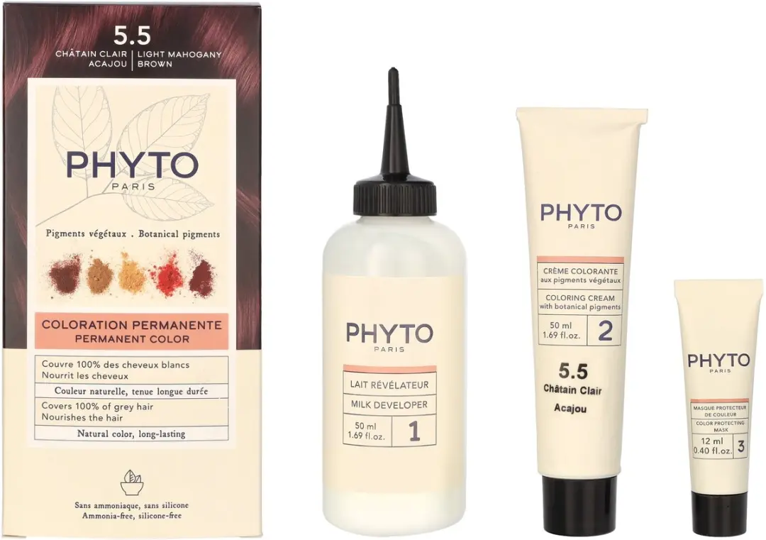Phyto PHYTOCOLOR 5.5 Light Mahogany Brown 112ml