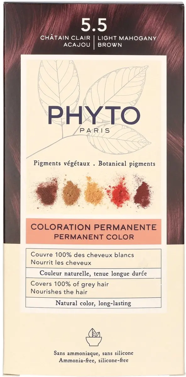 Phyto PHYTOCOLOR 5.5 Light Mahogany Brown 112ml