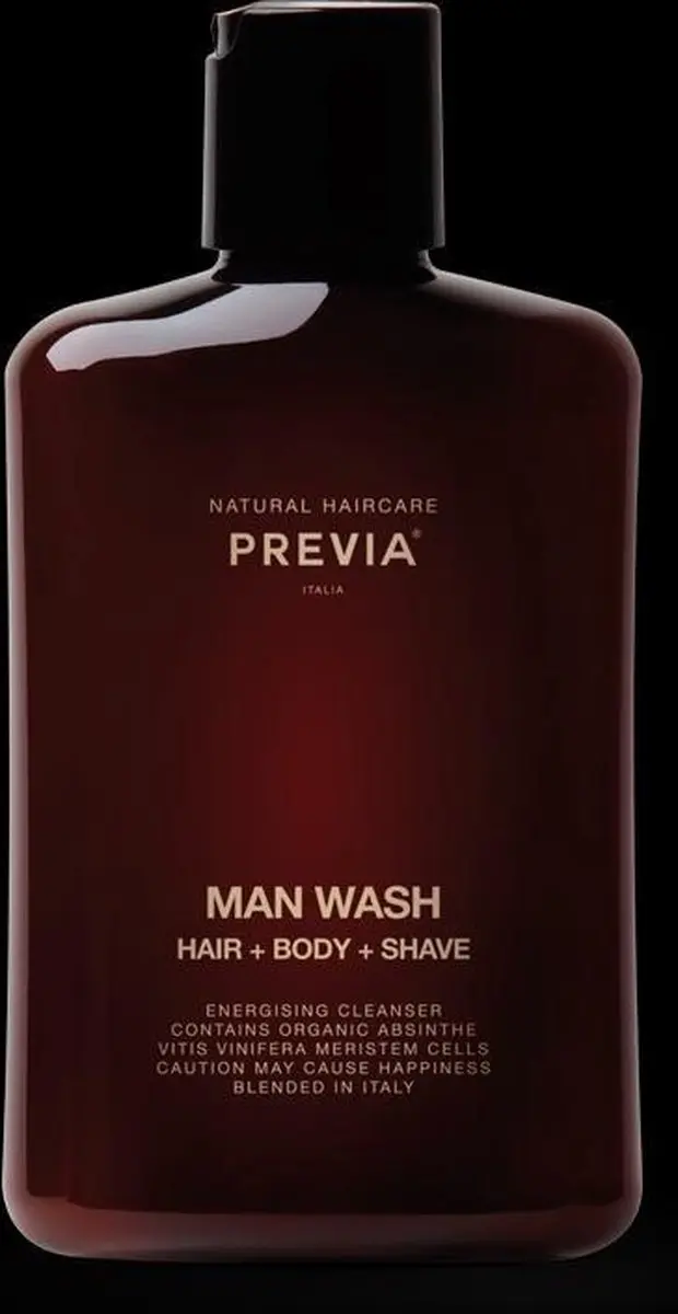 Previa Natural Haircare Man Wash Gel 250ml