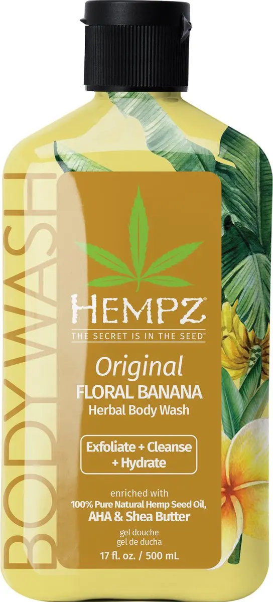 Hempz Original Floral Banana Herbal Body Wash 500ml