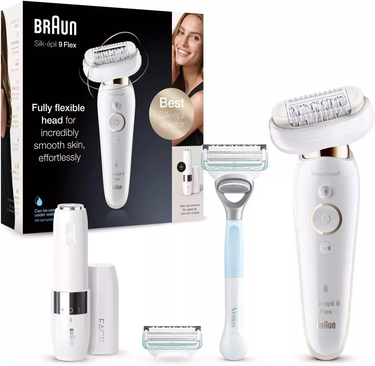 Braun Silk-épil 9 Flex Beauty Set Epilator - Wit