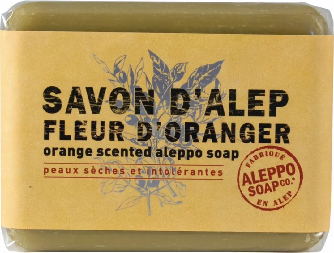 Aleppo Soap Co Fleur d’Oranger Zeep 100g - afbeelding 6 van 6