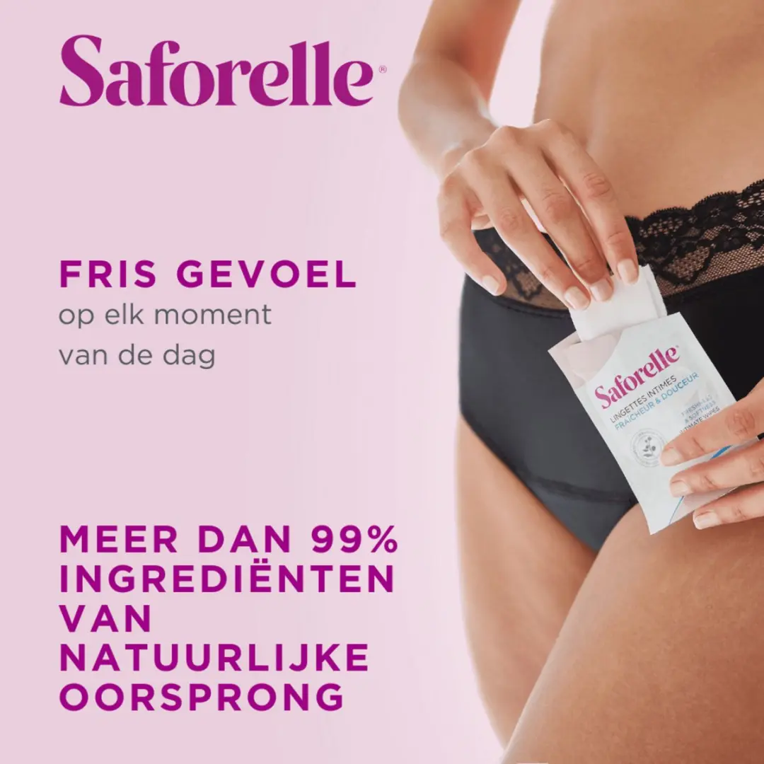 Saforelle Frisse & Zachte Intieme Doekjes 10 Stuks