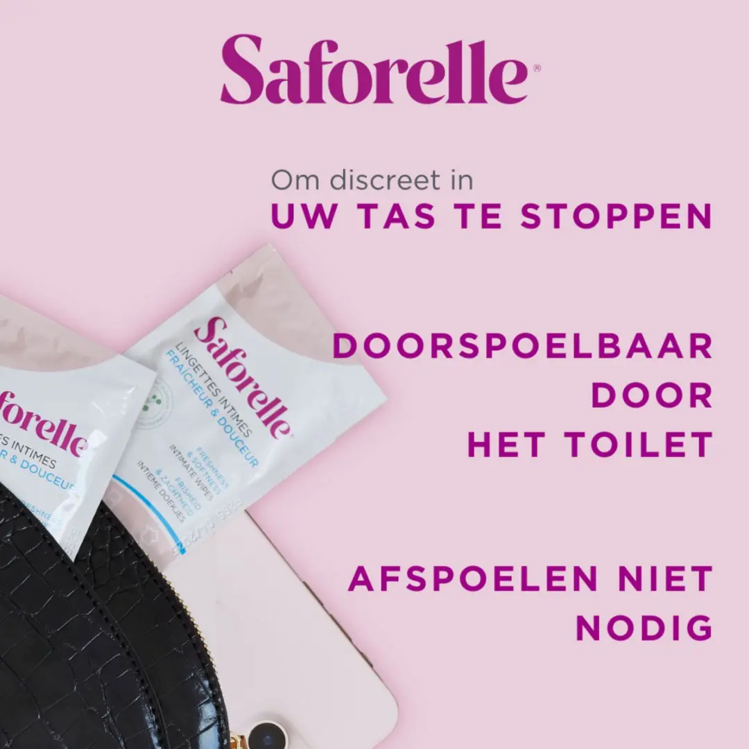 Saforelle Frisse & Zachte Intieme Doekjes 10 Stuks