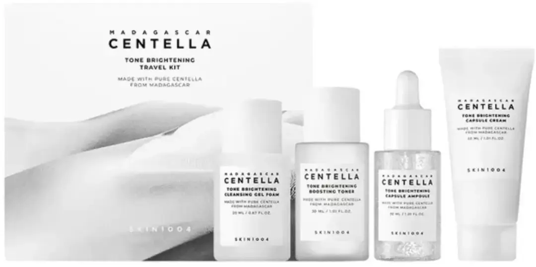 Skin1004 Centella Tone Brightening Travel Set - 4 Stuks