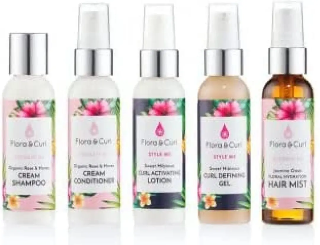 Flora & Curl Mini Essentials Kit Krullend Haar