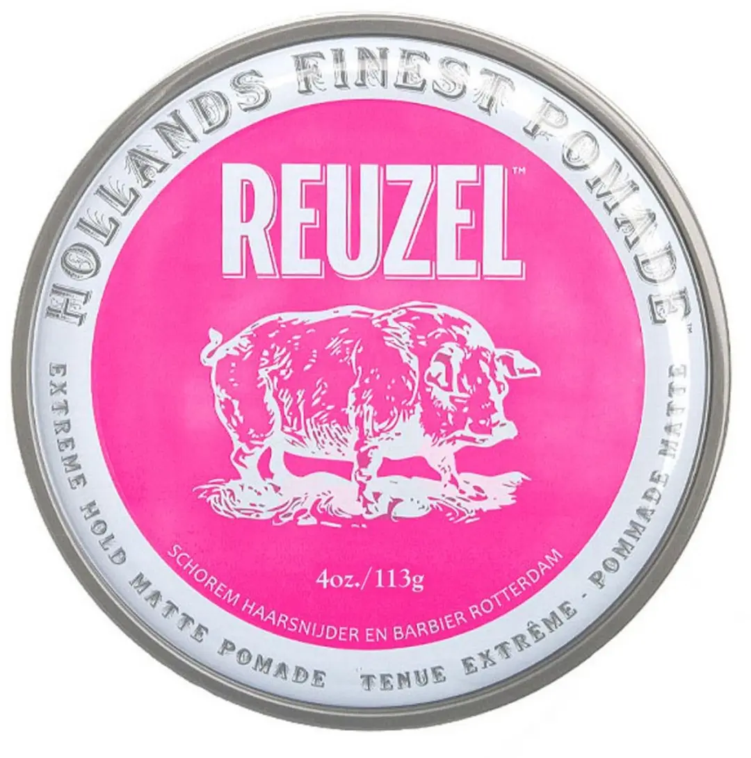 Reuzel Extreme Hold Matte Pomade Special Pink Edition 113ml