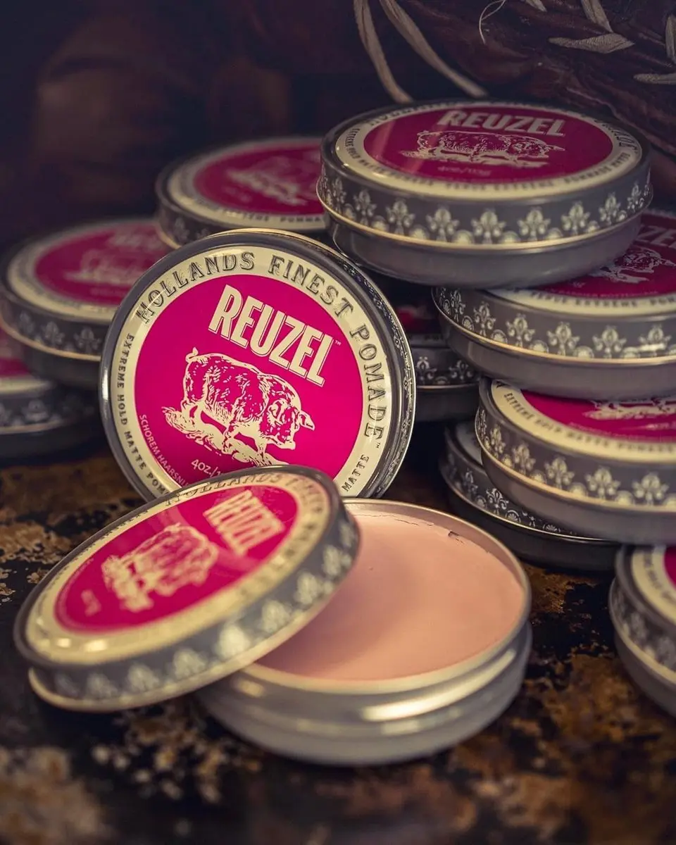 Reuzel Extreme Hold Matte Pomade Special Pink Edition 113ml