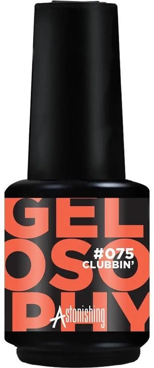 Astonishing Gelosophy Gellak #075 Clubbin' 15ml - TPO-vrije UV/LED Gel