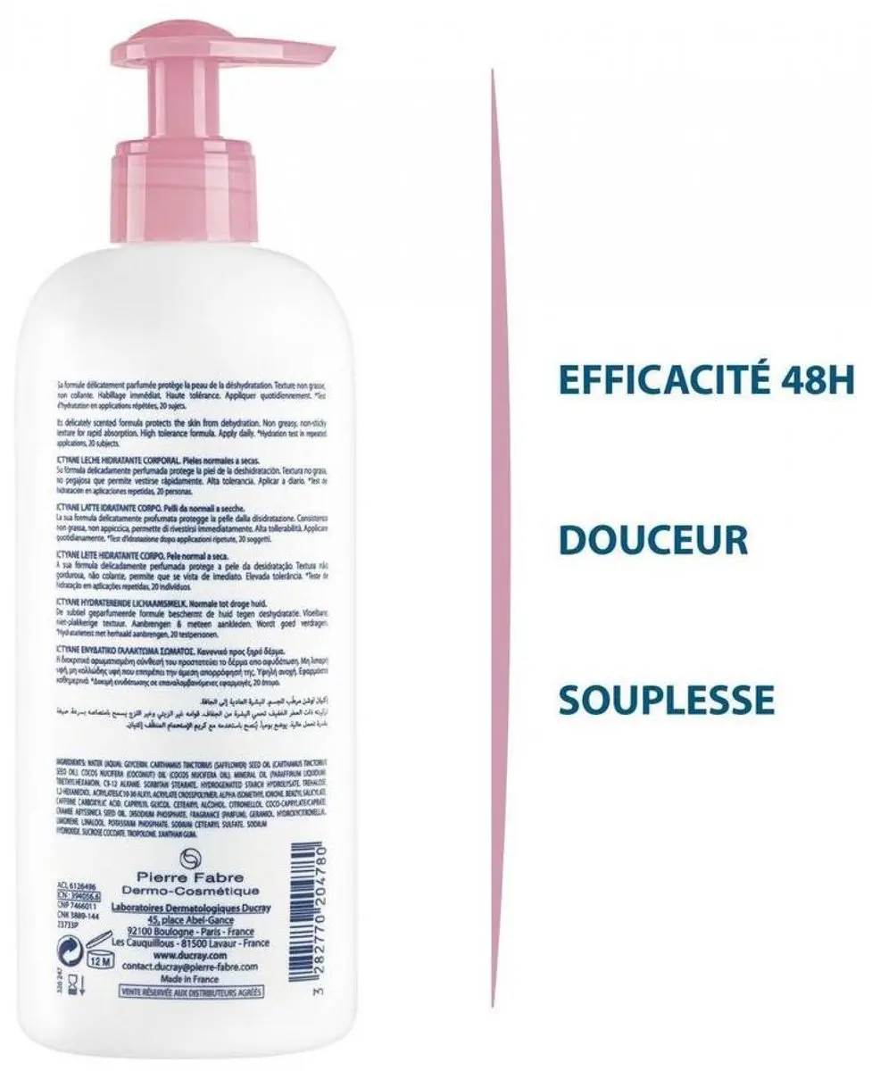 Ducray Ictyane Body Milk 400ml