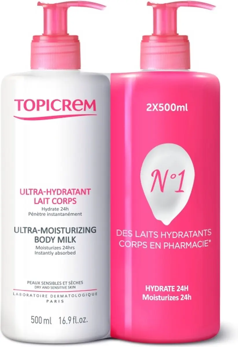 Topicrem Ultra-Moisturizing Body Milk 1000ml