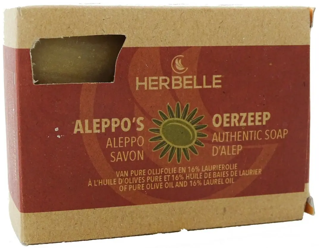 Aleppo Olijf + 16% Laurierzeep 180g