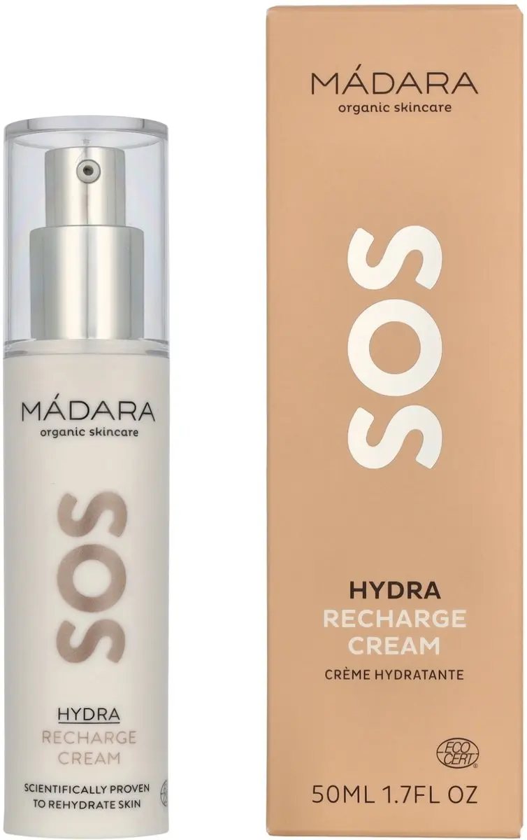 MÁDARA SOS Hydra Recharge Crème 50ml - Antioxidanten & Hyaluronzuur - afbeelding 6 van 6