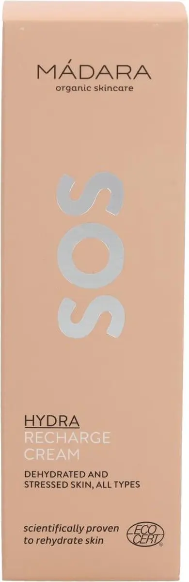 MÁDARA SOS Hydra Recharge Crème 50ml - Antioxidanten & Hyaluronzuur
