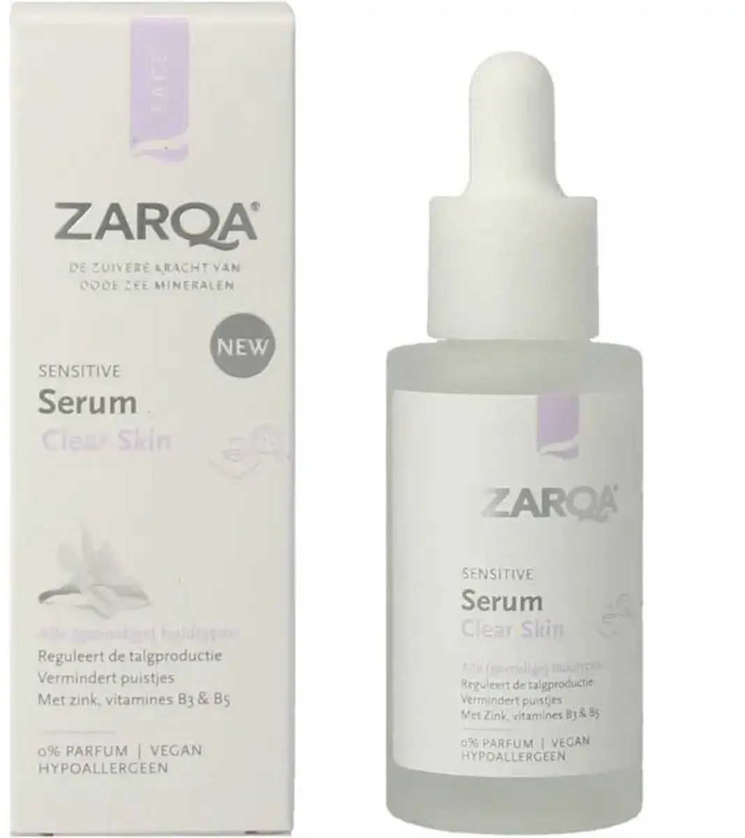 Zarqa Sensitive Serum Clear Skin 30ml - afbeelding 6 van 6