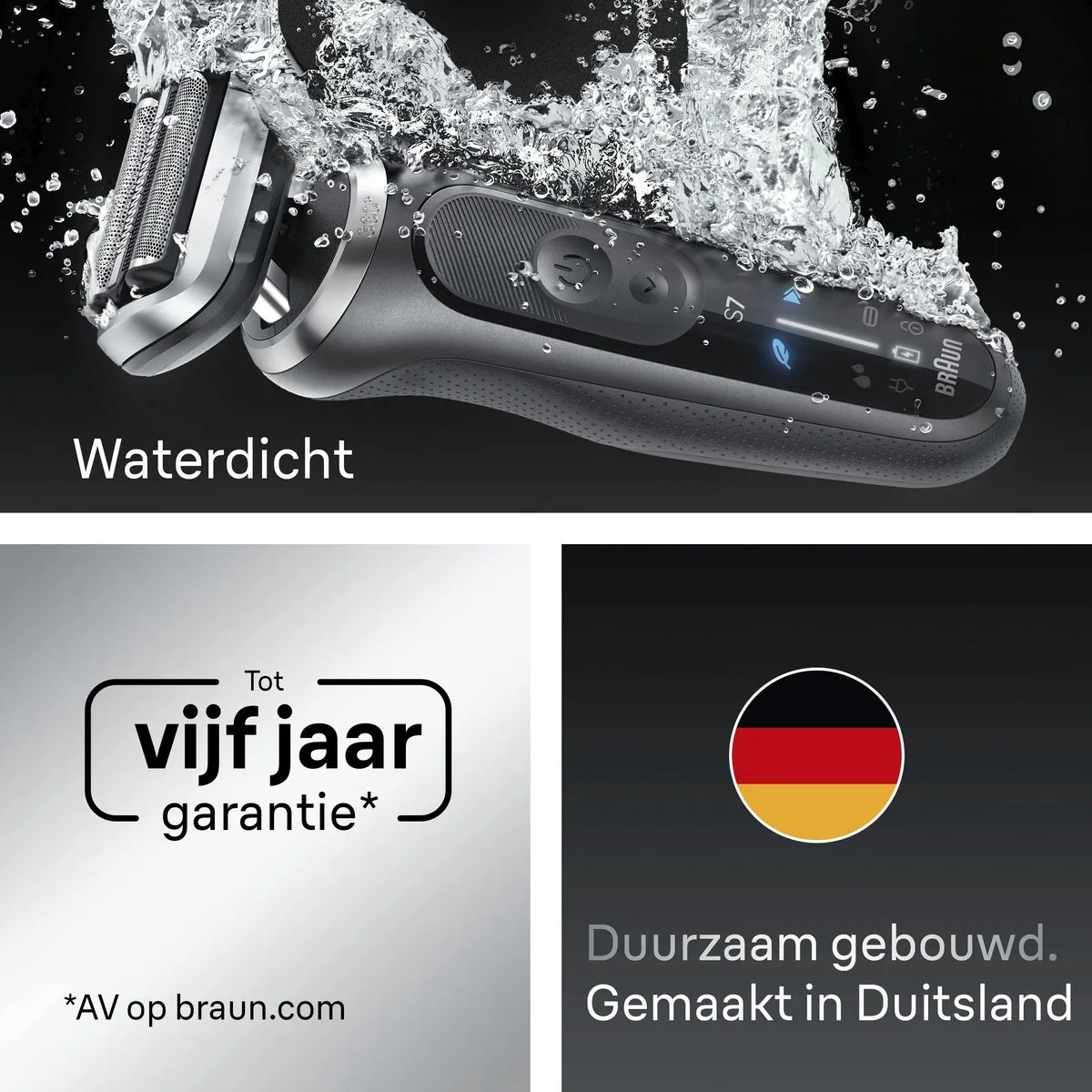 Braun Series 7 72-G7200CC Scheerapparaat - Grijs