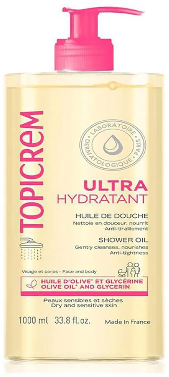 Topicrem Hydraterende Doucheolie 1L