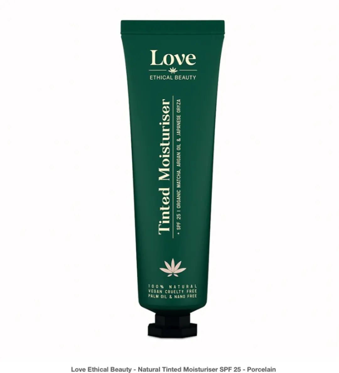 Love Ethical Beauty Natural Tinted Moisturiser SPF 25 - 30ml - Porselein