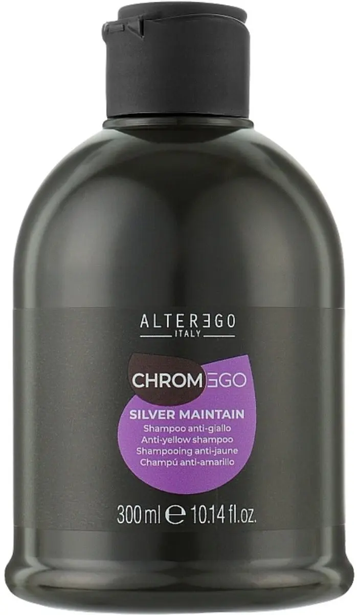 Alter Ego Silver Maintain Shampoo 300ml - Voor Gekleurd Blond Haar